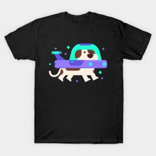 Dog in space T-Shirt